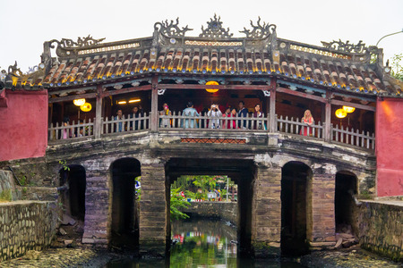 Japanese covered bridge Vietnamのeditorial素材