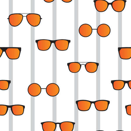 sunglasses design - seamless vector repeat pattern. Surface Pattern for wrappings, fabric, packaging...