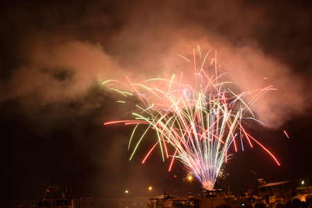 Kamegawa Festival Fireworksの写真素材