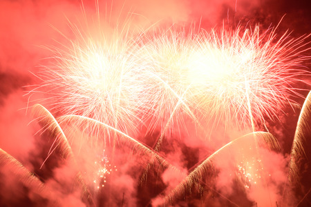 Kamegawa Festival Fireworksの写真素材