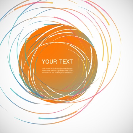 circle backgroundのイラスト素材