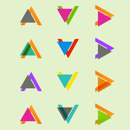 Arrow sign icon set designのイラスト素材