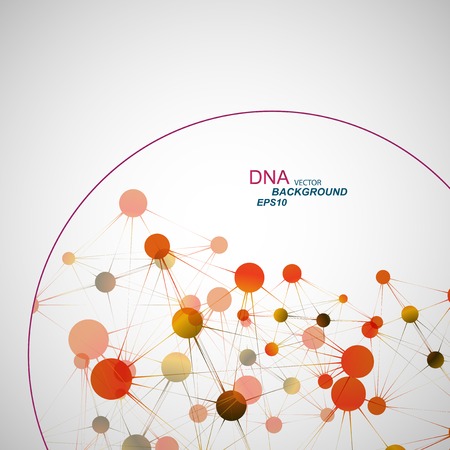 DNA backgroundのイラスト素材