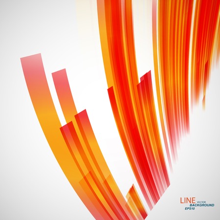Vector color abstract line のイラスト素材