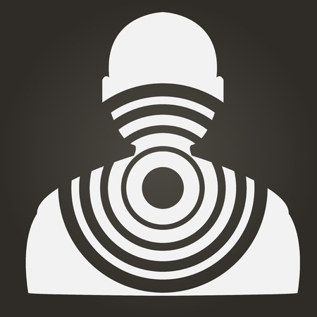 Stock target in the form of man.のイラスト素材