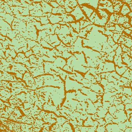 Simple vector background of old cracked paintのイラスト素材