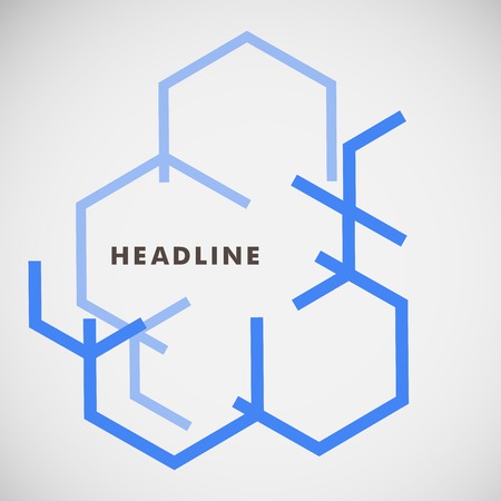 Colored broken lines on a light backgroundのイラスト素材