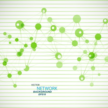 Vector network connection and DNA eps 10のイラスト素材