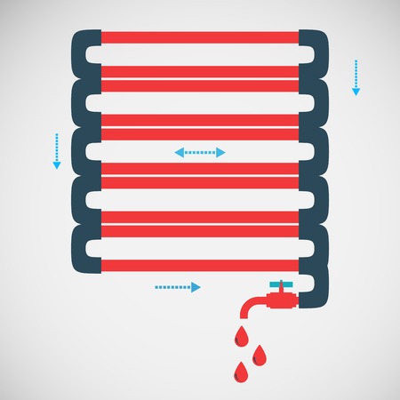 Vector color abstract design tangled pipes epsのイラスト素材