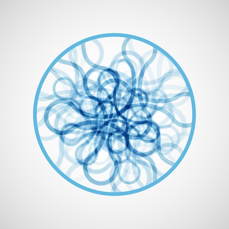 Background with a round molecular structure epsのイラスト素材