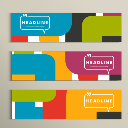 thick strips abstract blue red yellow and greenのイラスト素材