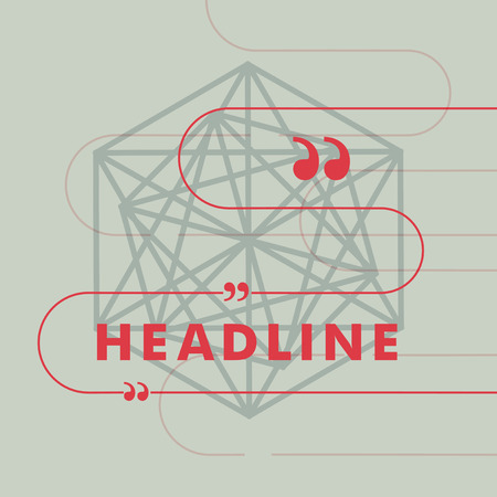 Vector red dark lines on a grey background.のイラスト素材