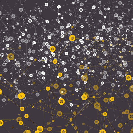 Network abstract technology. Vector background.のイラスト素材