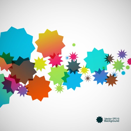 Abstract background of colored rounded bulk items.のイラスト素材