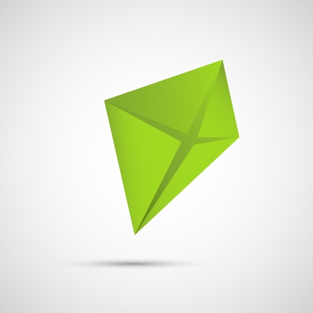Creative icon kite on a simple background.のイラスト素材