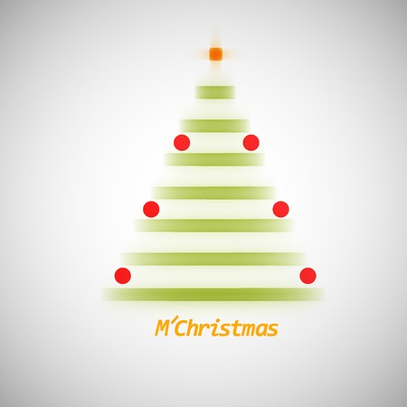 Christmas tree icon on a simple background.のイラスト素材