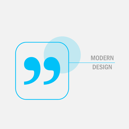 Modern vector design with quote text bubble.のイラスト素材