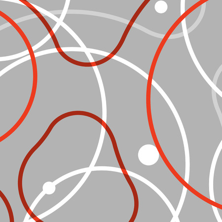 Vector background with abstract circles and patterns.のイラスト素材