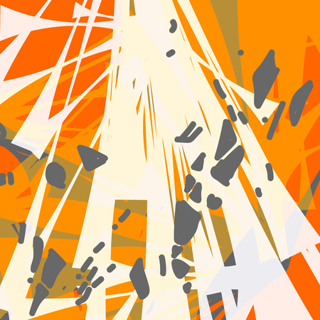 Abstract vector explosion. Dirty background for design.のイラスト素材