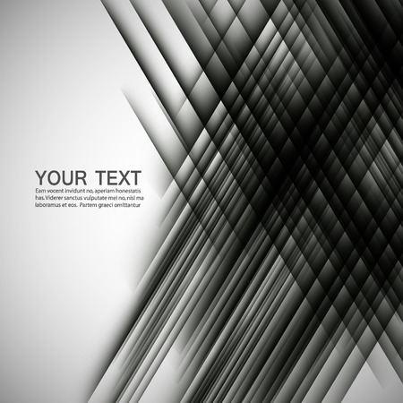 abstract black lines on a white background.のイラスト素材