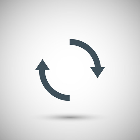 Blue vector arrowのイラスト素材