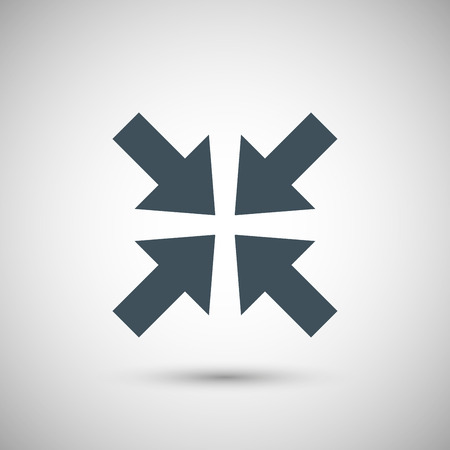 Four blue vector arrow.のイラスト素材