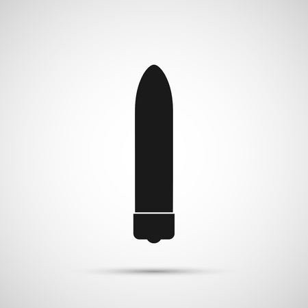 Vector dildo isolated on white background.のイラスト素材