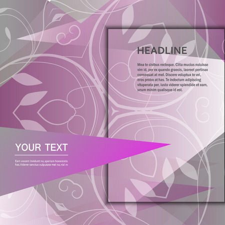 Vector abstract floral design.のイラスト素材