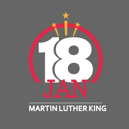 Martin Luther King Day. Vector illustration.のイラスト素材