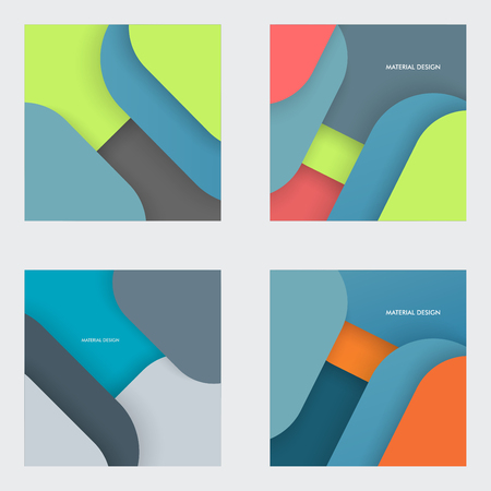 Illustration of modern material design. Vector background.のイラスト素材