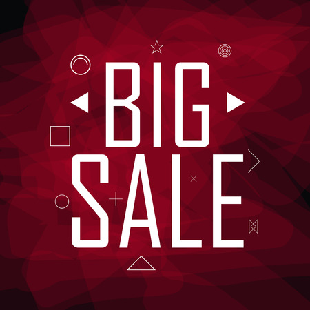 Big sale triangular abstract background.のイラスト素材