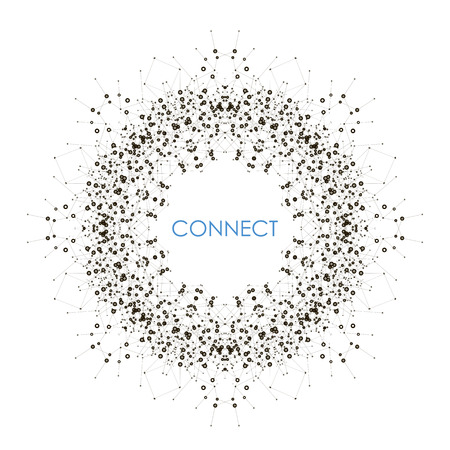 Modern vector template for business, science, medicine, technology, network and your idea.のイラスト素材