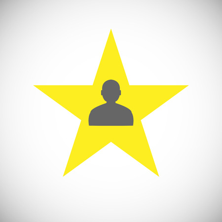 Classic star. Vector iconのイラスト素材