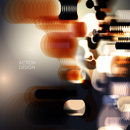 Abstract background with vector design elementsのイラスト素材