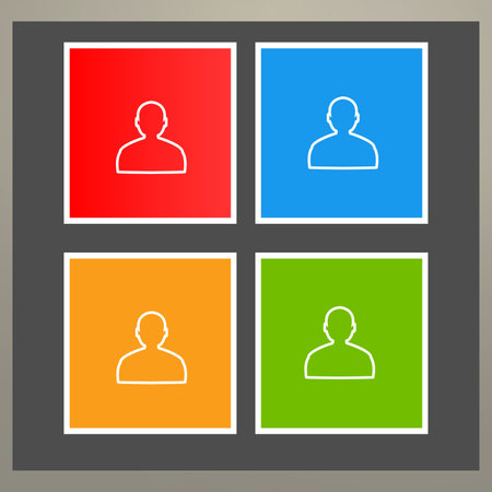 Vector speech bubble on a light backgroundのイラスト素材