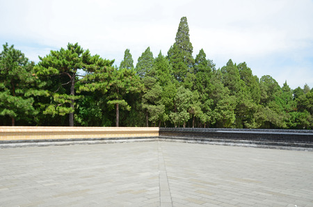 Temple of Heaven fences view のeditorial素材