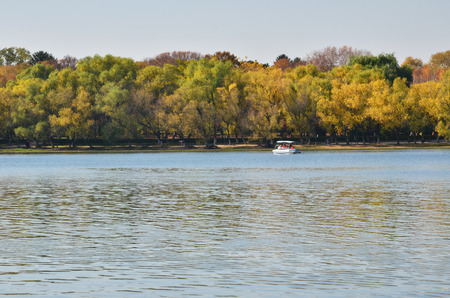 Lake cruiseの写真素材