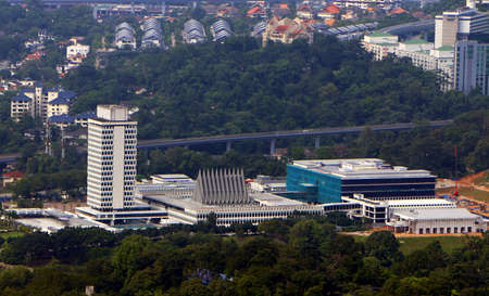 KUALA LUMPUR,MALAYSIA - DEC 22, 2018: Malaysia House of Parliament. The construction was started in...