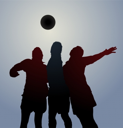 football player のイラスト素材