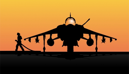Jet fighterのイラスト素材