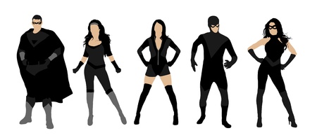 Superheroのイラスト素材