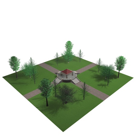 Public park の写真素材