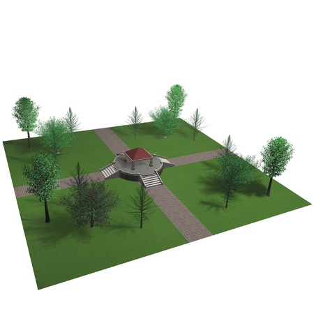 Public park の写真素材