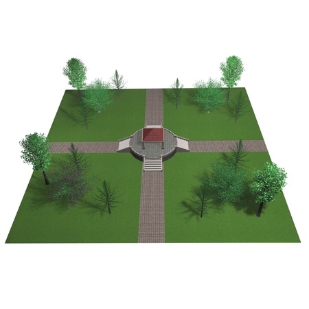 Public park の写真素材