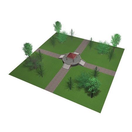 Public park の写真素材