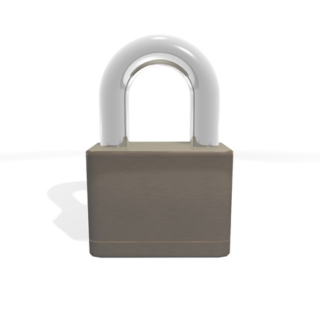 3D Padlock の写真素材