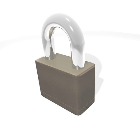 3D Padlock の写真素材