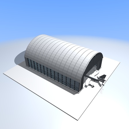 Hangarの写真素材