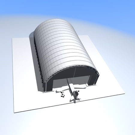 Hangarの写真素材
