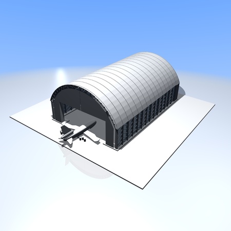 Hangarの写真素材